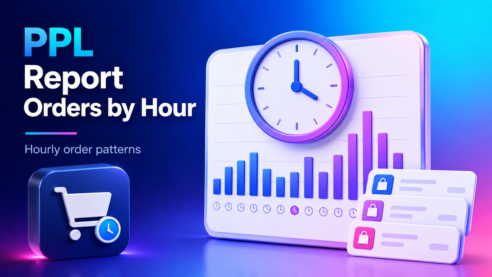 PPL Report Orders by Hour hourly order patterns