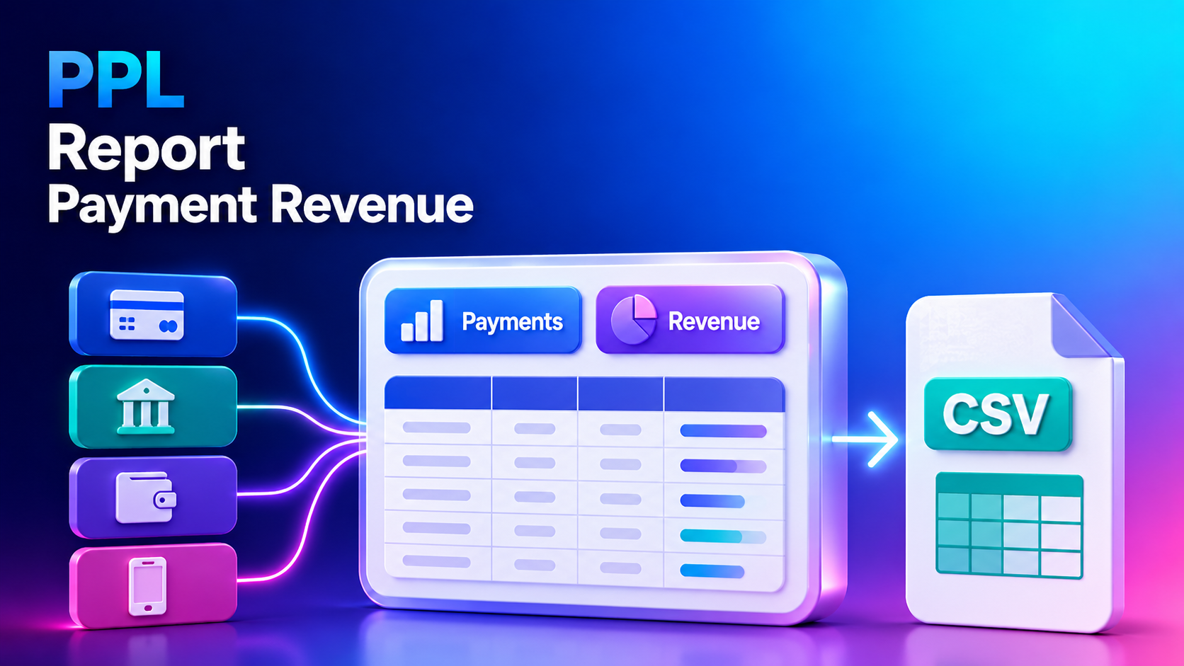 PPL Report Payment Revenue CSV flow