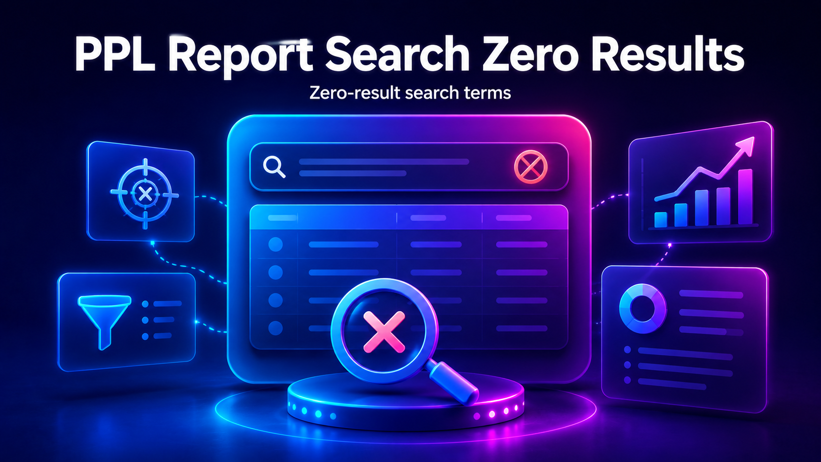 PPL Report Search Zero Results overview
