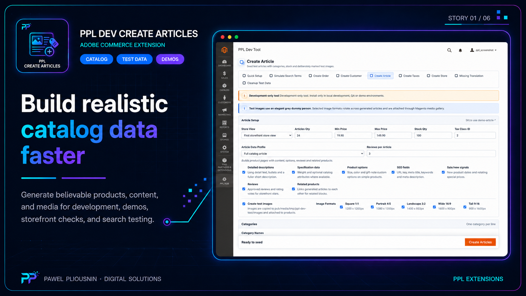 PPL Dev Create Articles