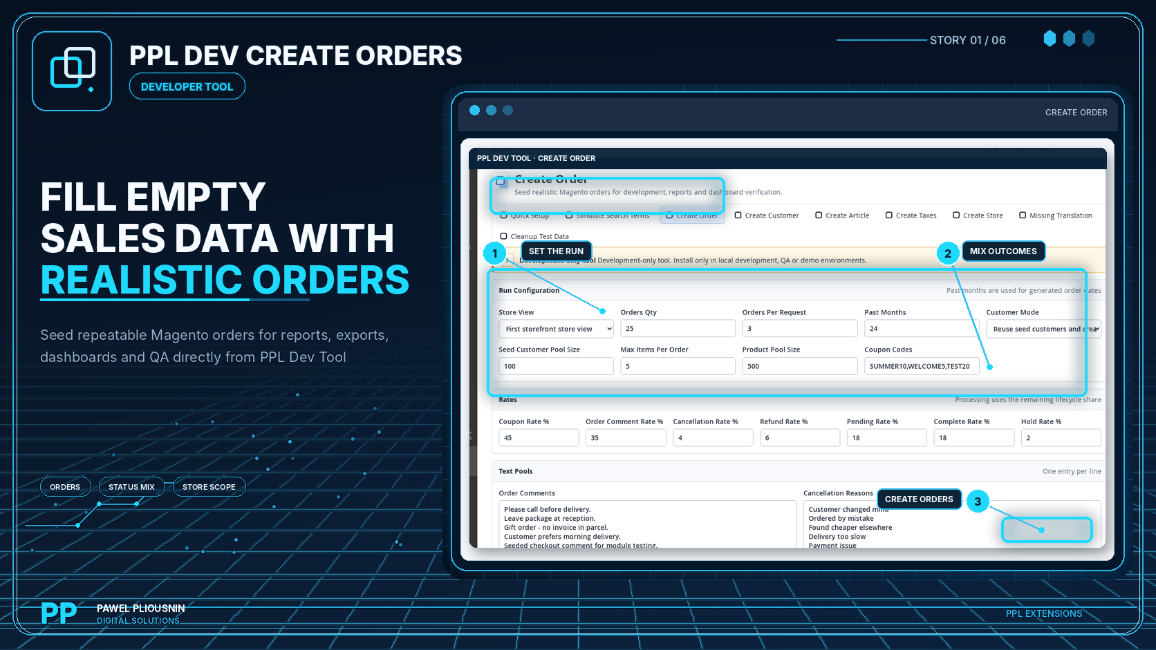 PPL Dev Create Orders
