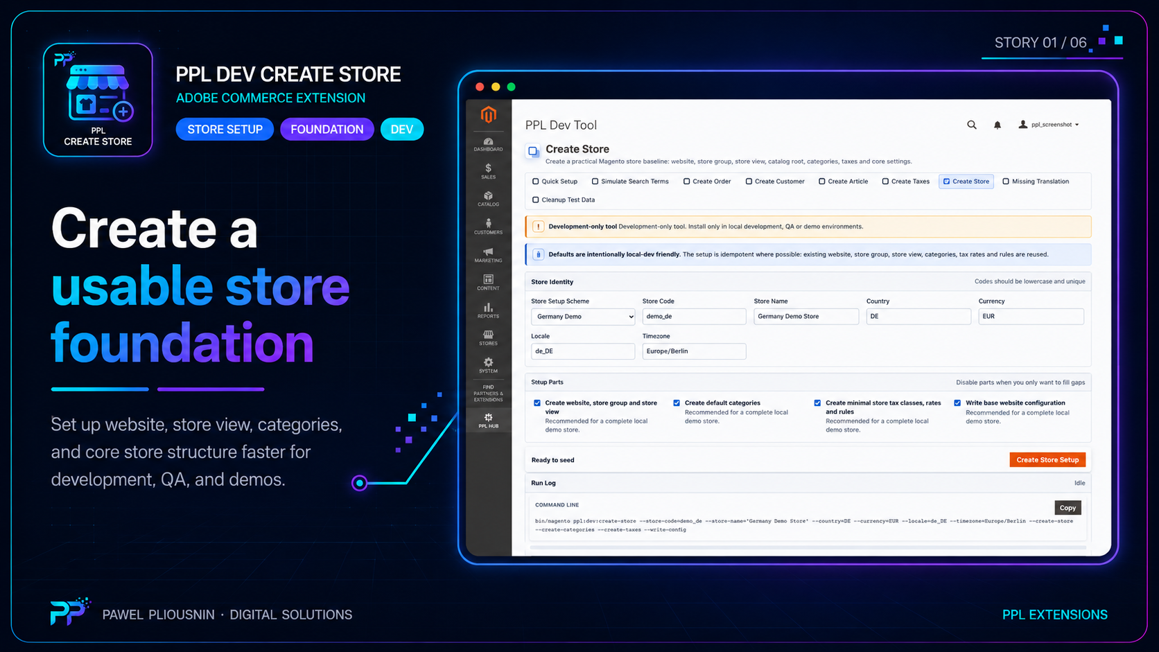 PPL Dev Create Store