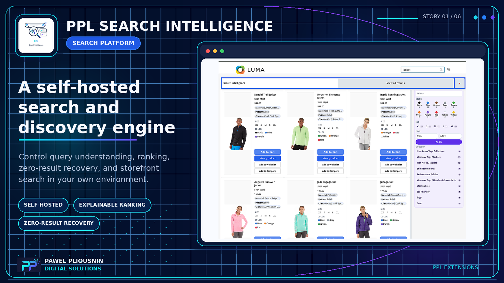 PPL Search Intelligence search control interface